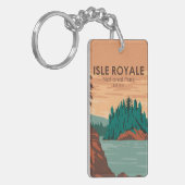 Isle Royale National Park Michigan  Sleutelhanger (Voorkant Links)