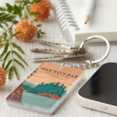 Isle Royale National Park Michigan  Sleutelhanger (Voorkant Rechts)