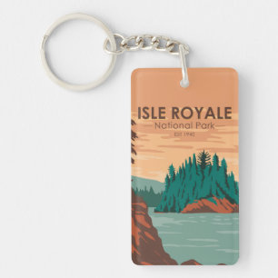 Isle Royale National Park Michigan  Sleutelhanger