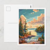 Isle Royale National Park Michigan, Verenigde Stat Briefkaart (Voorkant / Achterkant)