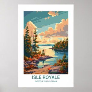 Isle Royale National Park Michigan, Verenigde Stat Poster