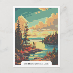 Isle Royale National Park, Michigan VS Briefkaart