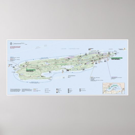 Isle Royale National Park Poster (Voorkant)