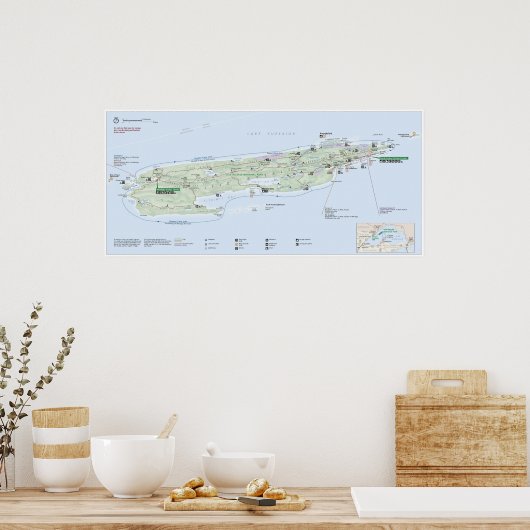Isle Royale National Park Poster (Keuken)