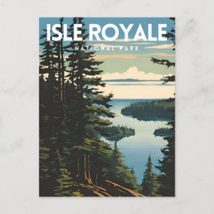 Isle Royale National Park Reizen Briefkaart