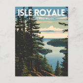 Isle Royale National Park Reizen Briefkaart (Voorkant)