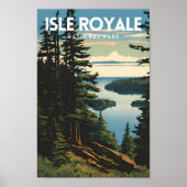 Isle Royale National Park Reizen Poster (Voorkant)