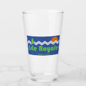 Isle Royale National Park Retro Glas (Voorkant)