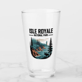 Isle Royale National Park Schilderachtig wildernis Glas