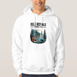 Isle Royale National Park Schilderachtig wildernis Hoodie