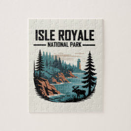 Isle Royale National Park Schilderachtig wildernis Legpuzzel
