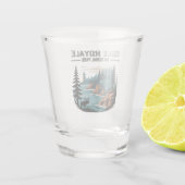 Isle Royale National Park Schilderachtig wildernis Shot Glas (Achterkant)