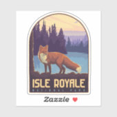 Isle Royale National Park Sticker (Vel)