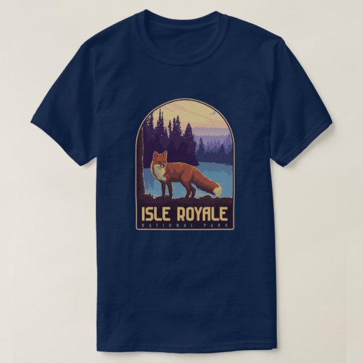 Isle Royale National Park T-shirt (Design voorkant)