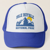 Isle Royale National Park Trucker Pet (Voorkant)
