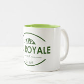 Isle Royale National Park Tweekleurige Koffiemok (Voorkant rechts)