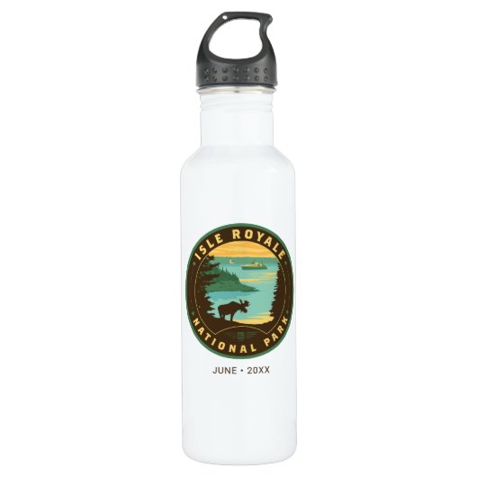 Isle Royale National Park Waterfles (Voorkant)