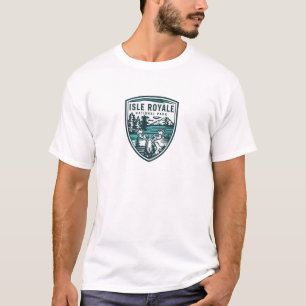 Isle Royale National Park Wildlife Embleem T-shirt