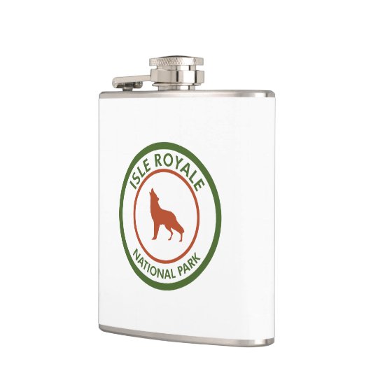 Isle Royale National Park Wolf Heupfles (Links)