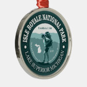 Isle Royale NP Metalen Ornament (Rechts)