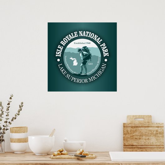 Isle Royale NP Poster (Keuken)