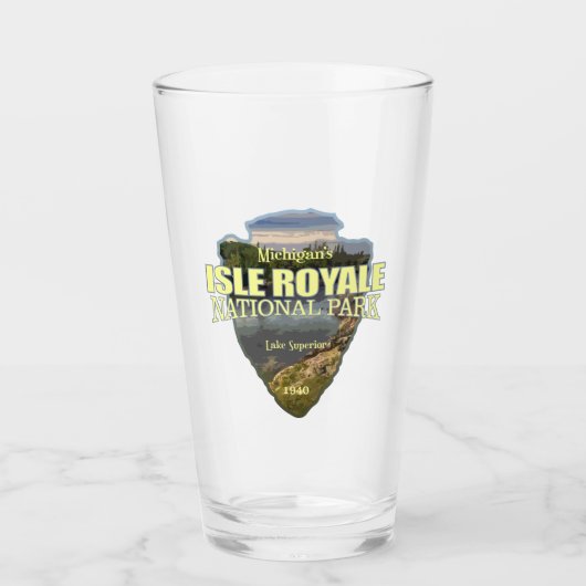 Isle Royale (pijlpunt) Glas (Voorkant)