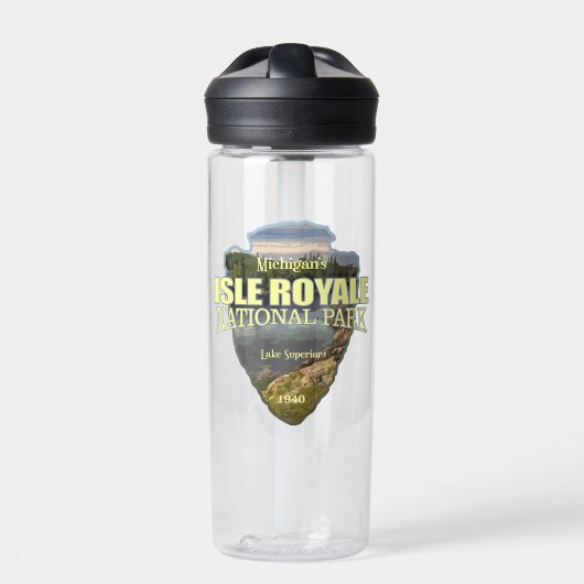 Isle Royale (pijlpunt) Waterfles (Voorkant)