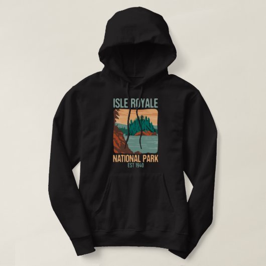 Isle Royale Us National Park Michigan_777 Hoodie (Design voorkant)