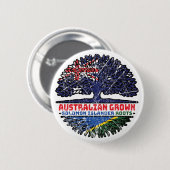 Isler der Salomonseilanden Australische vlag Ronde Button 5,7 Cm (Voorkant /achterkant)