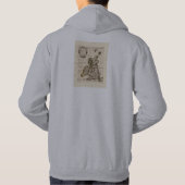 Isles Britanniques - 1700 Nicolas Fils Sanson Map Hoodie (Achterkant)