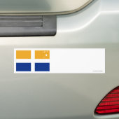 Isles of Scilly Flag Bumpersticker (Op auto)