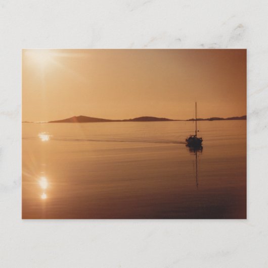 Isles of Scilly Sunset Briefkaart (Voorkant)