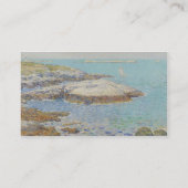 Isles of Shoals, 1899 (olie op canvas) Visitekaartje (Achterkant)