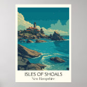 Isles of Shoals New Hampshire Coast Poster (Voorkant)