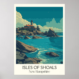 Isles of Shoals New Hampshire Kust Poster