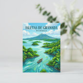 Isletas de Granada Nicaragua Briefkaart (Staand voorkant)