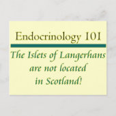 Islets van Langerhans Briefkaart (Voorkant)