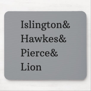 Islington Hawkes Pierce Leeuw Muismat