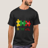 Ism Puzzle Chemistry Time Table Elements Autisme A T-shirt (Voorkant)