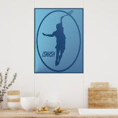 iSMASH Tennis omlijst Poster (Keuken)