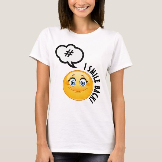 #ISmileBack TShirt (Voorkant)
