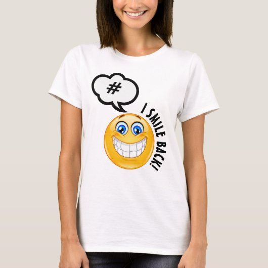 #ISmileBack TShirt (Voorkant)