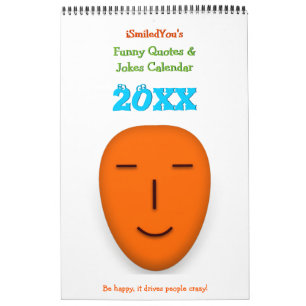 iSmiledYou Funny Quotes & Jokes 2025 Nieuwjaarsmuu Kalender