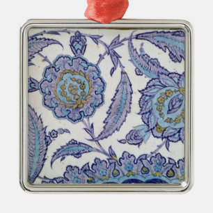 Isnik aardenware tegels, c.1520-50 metalen ornament