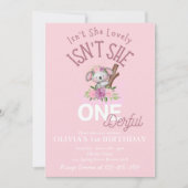 Isn't She Lovely Isn't She ÉÉnderful Aanpasbaar Kaart (Voorkant)