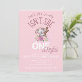 Isn't She Lovely Isn't She ÉÉnderful Aanpasbaar Kaart (Staand voorkant)