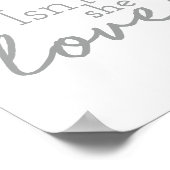 Isn't She Lovely Tekst Lettertype Babykamer Decora Poster (Hoek)