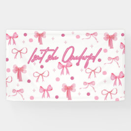 Isn't She Onderful Eerste Verjaardag Banner