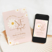 Isn't She ONEderful Daisy 1st Birthday Kaart