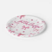 Isn't she Onederful party paper plates Papieren Bordje (Gekanteld)